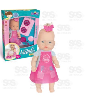 Boneca Nicinha Mini Chef Nova Toys 1164