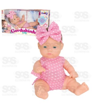 Boneca Gordukinha 100% Vinil Nova Toys 1166