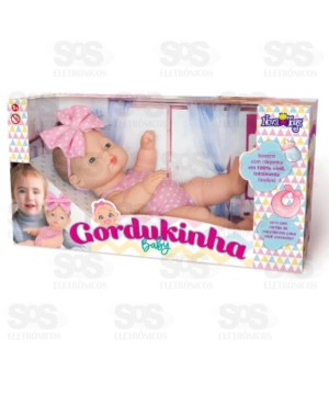 Boneca Gordukinha 100% Vinil Nova Toys 1166