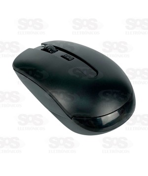 Mouse Óptico 2.4GHz Sem Fio 4 Botões Jiexin OS-431