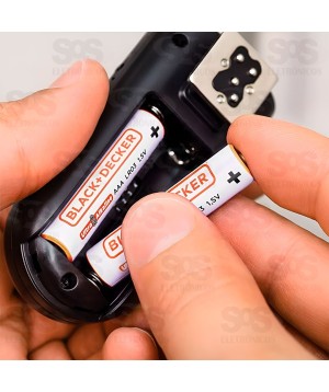 Pilha Ultra Alcalina AAA LR03 1,5V Cartela 2 Unidades Black Decker