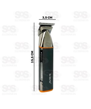 Máquina De Acabamentos 9 Acessórios Recarregável B-Max BM-C035