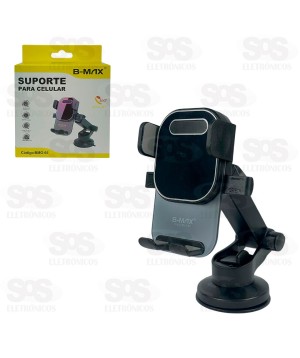 Suporte De Celular Com Trava Automática e Ventosa B-Max BMG-65