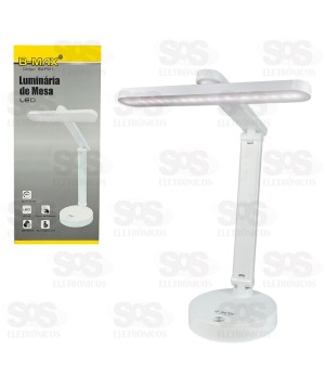 Luminária de Mesa Touch Articulável 3 Cores B-Max BM-F981