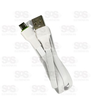 Cabo De Carregamento USB Para Micro V8 1 Metro Kaidi KD-307M