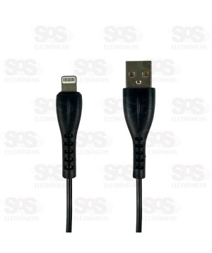 Cabo De Carregamento USB Para Lightning 1 Metro Kaidi KD-22A
