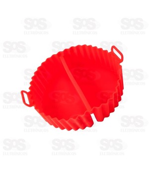 Forma De Silicone Para Air Fryer Com Divisória 20,5x5,5CM Top Útil TOP1459