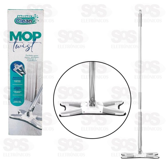Limpador Mop Twist Com Super Torção Top Útil TOP1285