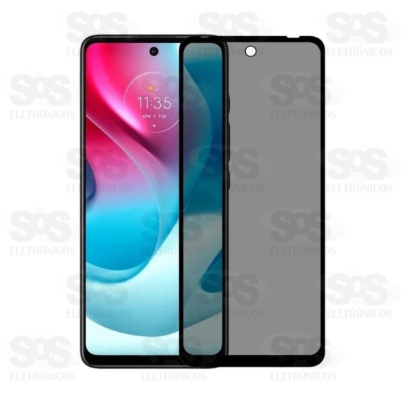 Película De Privacidade 3D Preta Motorola Edge 20