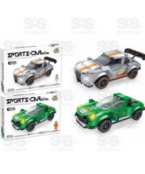  Bloco de Montar Sport Car Grande Modelos Sortidos Toy King TK-AB7870