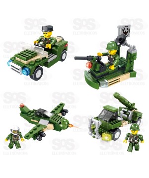 Bloco de Montar Soldados Modelos Sortidos Toy King TK-AB7865