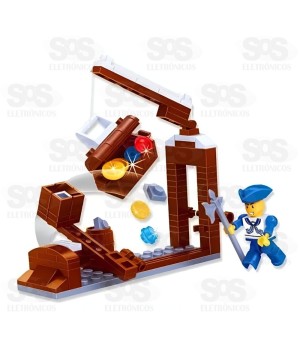 Bloco de Montar Piratas Modelos Sortidos Toy King TK-AB7859