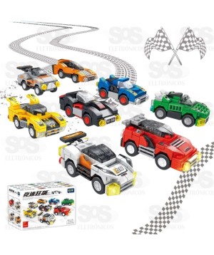 Bloco de Montar Sport Car Modelos Sortidos Toy King TK-AB7872