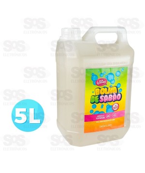 Líquido Perfumado Para Bolhas De Sabão 5 Litros Wow Toys 3007