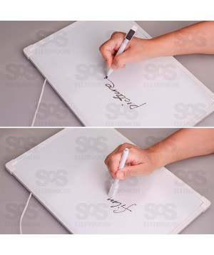 Lousa Quadro Branco 30x20CM Toy King TK-MB38