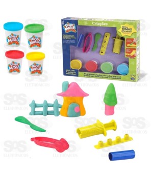 Massinha de Modelar Criações Divertoys 8075