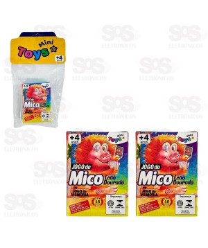 Jogo Do Mico e Jogo Da Memória 2 Unidades Mini Toys 0225A