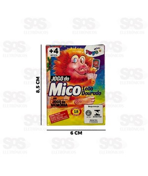 Jogo Do Mico e Jogo Da Memória 2 Unidades Mini Toys 0225A