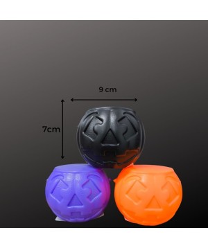Abobora de Plastico Decorativa Halloween Pequena