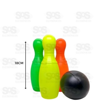Jogo De Boliche 6 pinos Mini Toys 850A