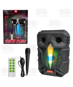 Caixa De Som 25W Tweeter Com Microfone e Controle KTS-1735