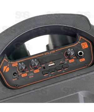Caixa De Som 25W Com Microfone e Controle KTS-1766