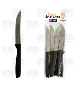Kit Faca De Mesa Com 6 Unidades TOP1637