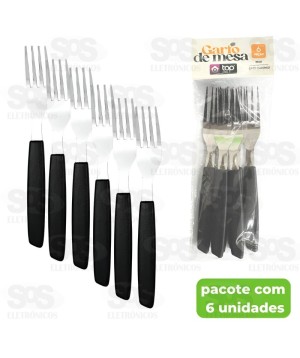 Kit Garfo De Mesa 6 Unidades TOP1636