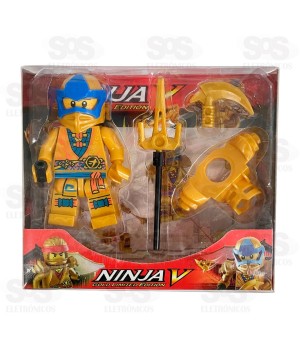 Boneco De Montar Coleção Ninja Toy King TK-AB7978