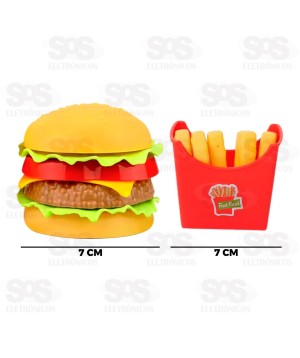 Hambúrguer e Batatinhas Toy King TK-AB2103