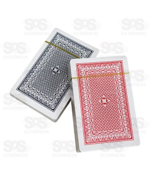 Baralho De Plástico Com 2 Maços 108 Cartas Y-010