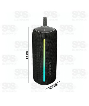 Caixa De Som Bluetooth 24W Com LED Pulsar Xtrad WS-803