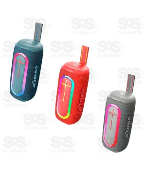 Caixa De Som Bluetooth 20W Com LED Cosmos Xtrad WS-801