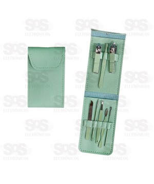 Kit Manicure Cortador De Unha 8 Peças Eletromex EL-1553