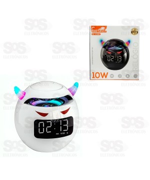 Caixa De Som Rádio 10W Com Painel Digital Eletromex EL-1066