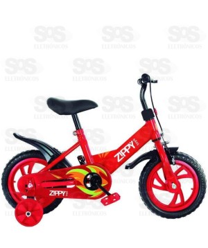 Bicicleta Aro 12 Vermelha Zippy Toys 10523