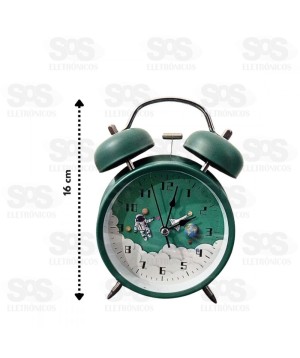 Relógio Retrô Analógico de Astronauta Altomex AL-2308