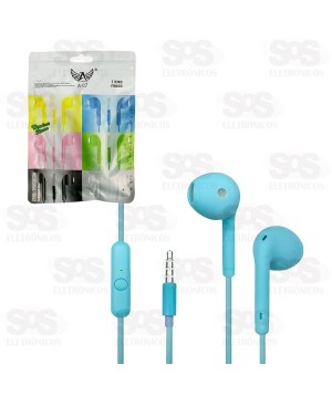 Fone De Ouvido Com Microfone Cores Variadas Altomex A-07