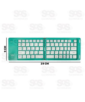 Mini Teclado Dobrável Sem Fio Bluetooth Altomex AL-313 J