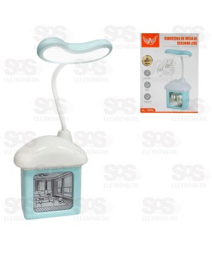 Luminária De Mesa Articulável Casinha 2 Nível Altomex AL-1896