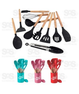 Kit Utensílios Bon Appetit Com 12 Peças Caerus CRS 2187