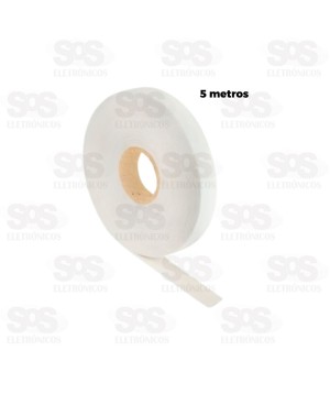 Fita Adesiva Dupla Face Branca 5 Metros TroyaTools TRY-0102