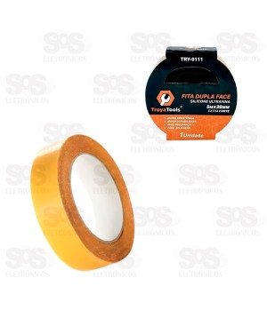 Fita Adesiva Dupla Face Silicone 5 Metros TroyaTools TRY-0111