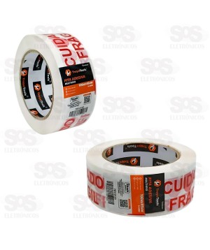 ]Fita Adesiva Cuidado Frágil 100 Metros TroyaTools TRY-0123