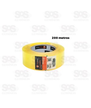 Fita Adesiva Transparente 200Mx45MM TroyaTools TRY-0119