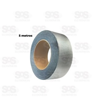 Fita Adesiva Extra Forte 5Mx50MM Cinza TroyaTools TRY-0134