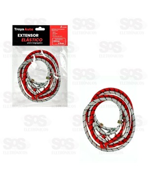 Kit 2 Extensores Para Bagageiro 120CMx8MM TroyaTools TRY-0037