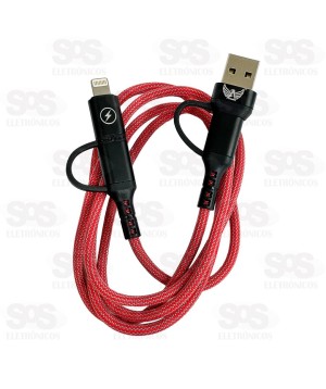 Cabo De Dados 4 Em 1 60W 5.8A 1 Metro Altomex AL-1789