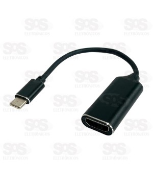Cabo Adaptador Type C Para HDMI 4K Altomex AU-70