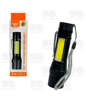 Lanterna de Alumínio LED Recarregável Altomex AL-B1918